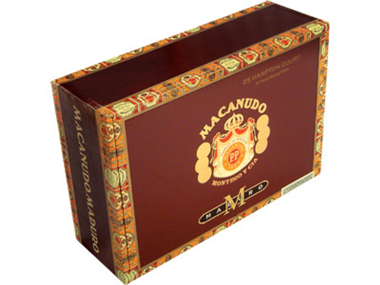 Macanudo Cigars Maduro Hampton Court Tubos 25 Ct. Box 5.50X42