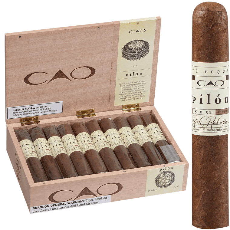 CAO Cigars Pilon Robusto Extra 20 Ct. Box 5.00X52