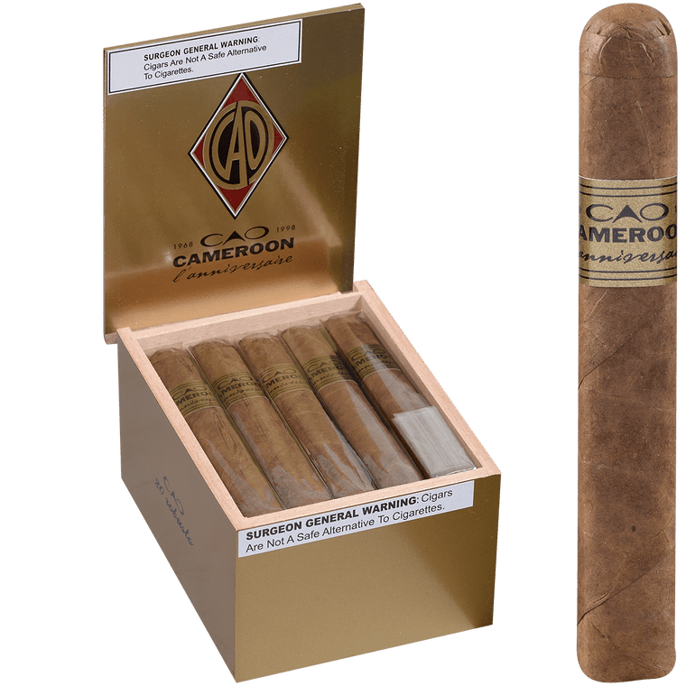 CAO Cigars L'Anniversaire Cameroon Robusto 20 Ct. Box 5.00X50