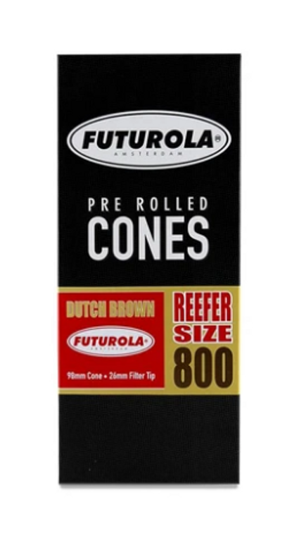 Futurola Cones Reefer Size Dutch Brown 800 Ct