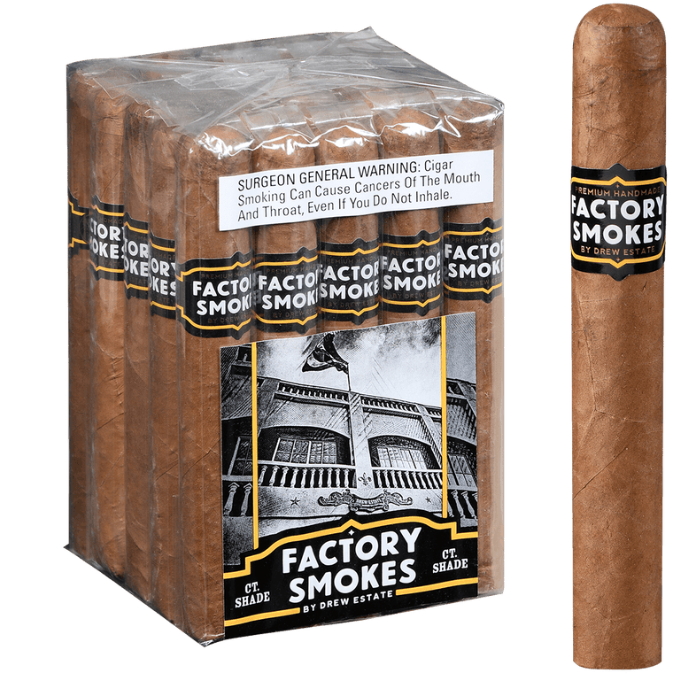 Factory Smokes Cigars Shade Toro 25 Ct. Bundle 6.00x52