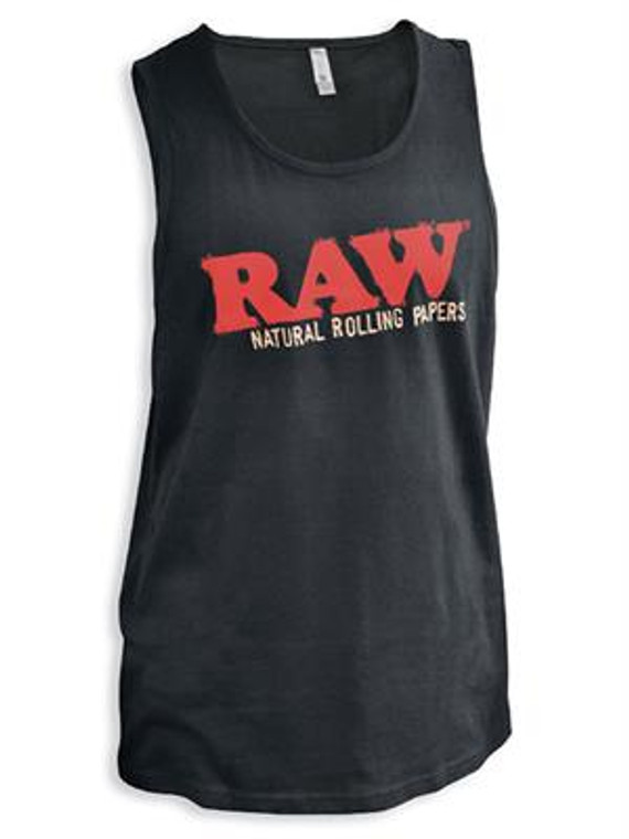 RAW Black Tank Top