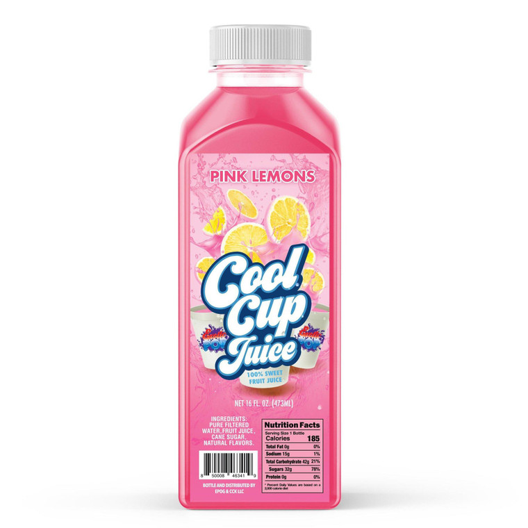 Exotic Pop Pink Lemons Cool Cup Juice