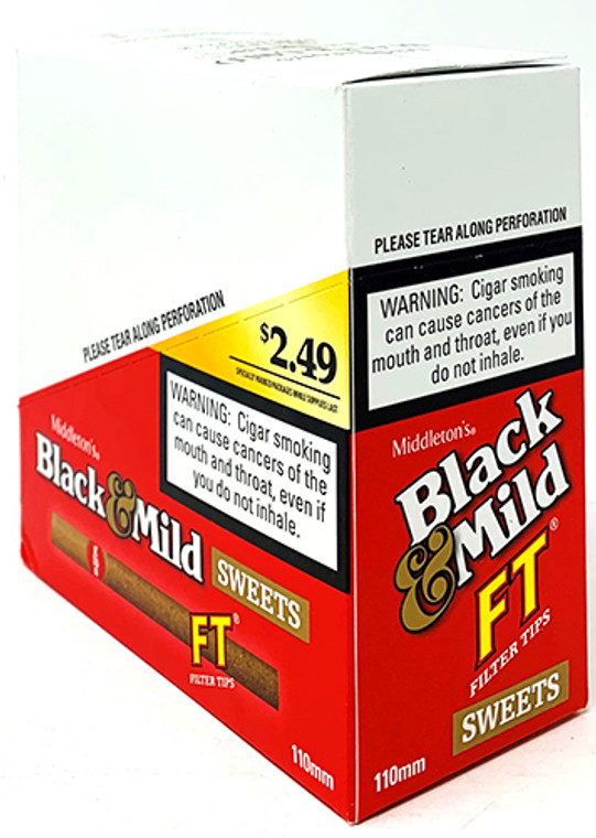 Black & Mild Filter Tip Sweet Cigars