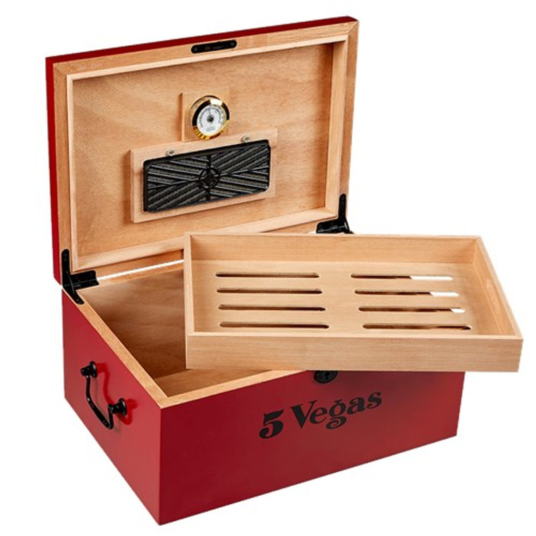 5 Vegas Tradicion Humidor 100 Cigar Capacity