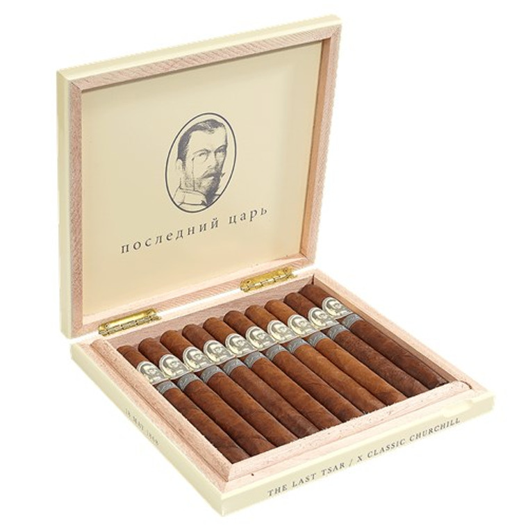 Caldwell The Last Tsar Churchill Cigars 10Ct. Box