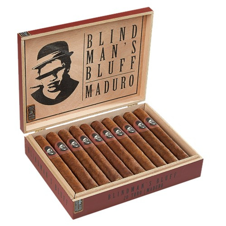 Caldwell Blind Man's Bluff Maduro Toro Cigars 20Ct. Box