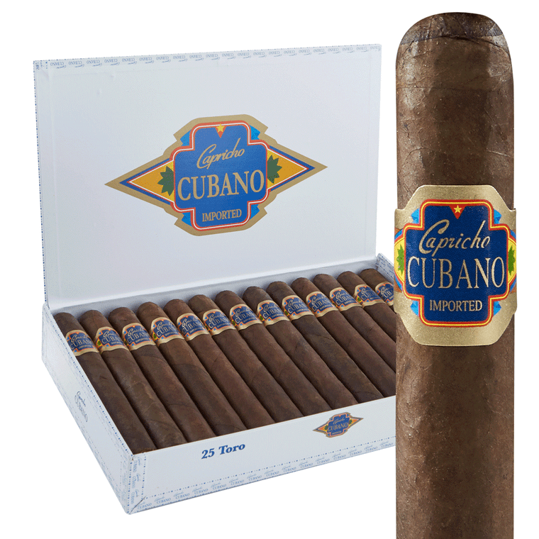 Capricho Cubano Toro Maduro Cigars 25Ct. Box