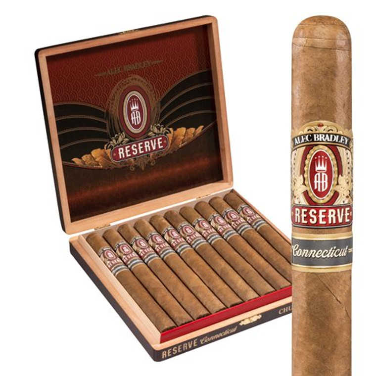 Alec Bradley Reserve Connecticut Churchill Cigars 10Ct. Box