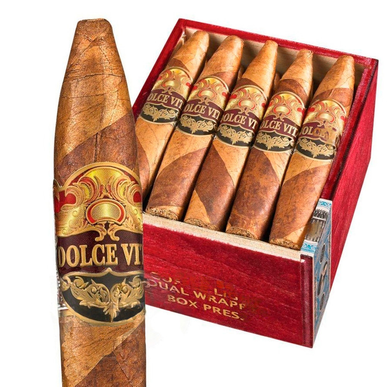 Dolce Vita Cafe Coffee Light Edition Figurado Cigars 20Ct. Box