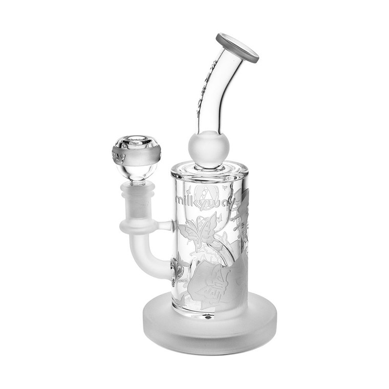 Milkyway Glass Kabuki Recycler Water Pipe 6" 14mm F