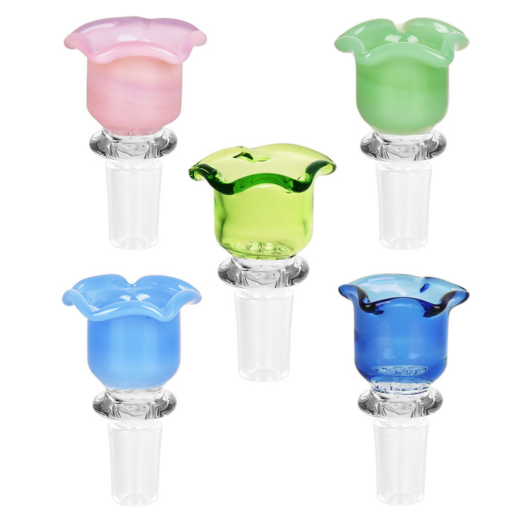 Blissful Blossom Herb Slide w/ Screen 14mm M Colors Vary