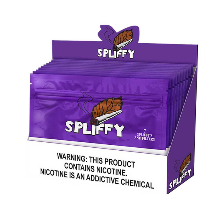 Spliffy Natural Leaf Tobacco Wraps 10Ct