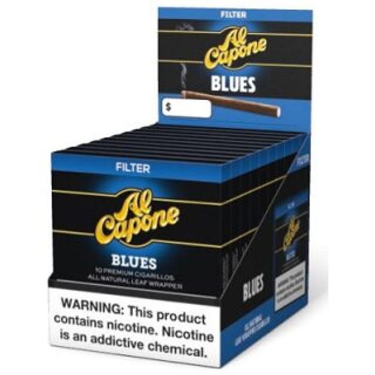 Al Capone Natural Blues Filter Cigarillos 10ct