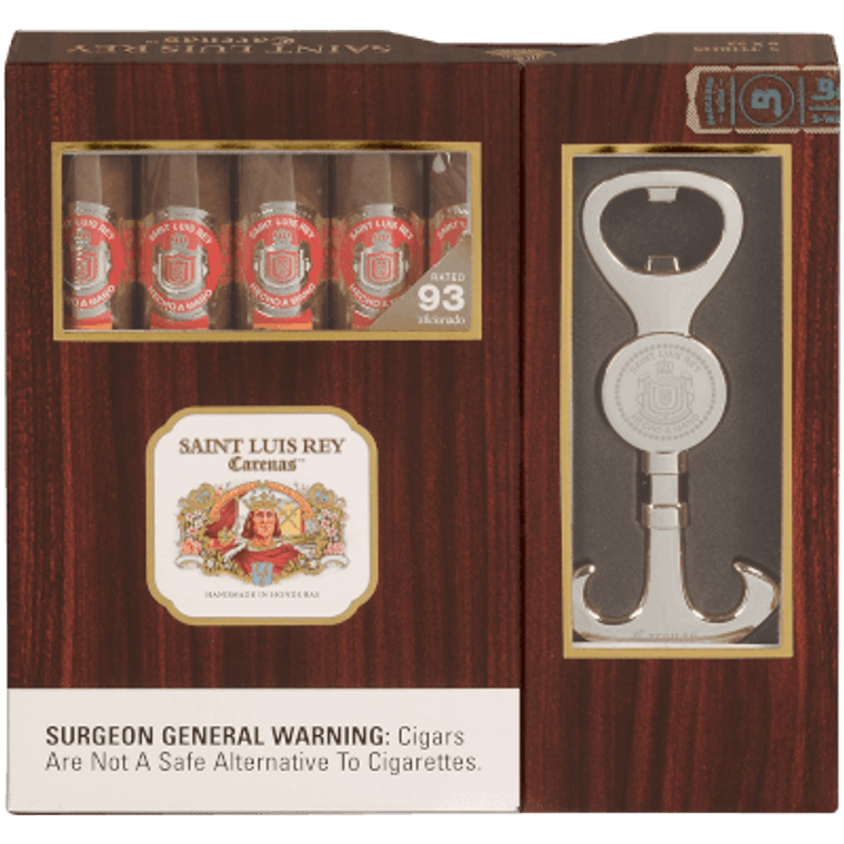 Saint Luis Reyes Cigar Sampler 5ct with Bottle Opener