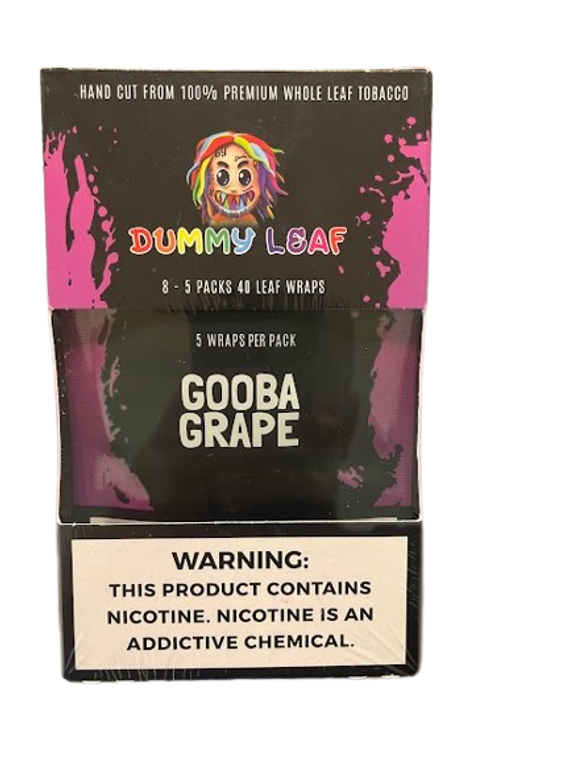 Dummy Leaf Wraps Gooba Grape 8/5 Packs