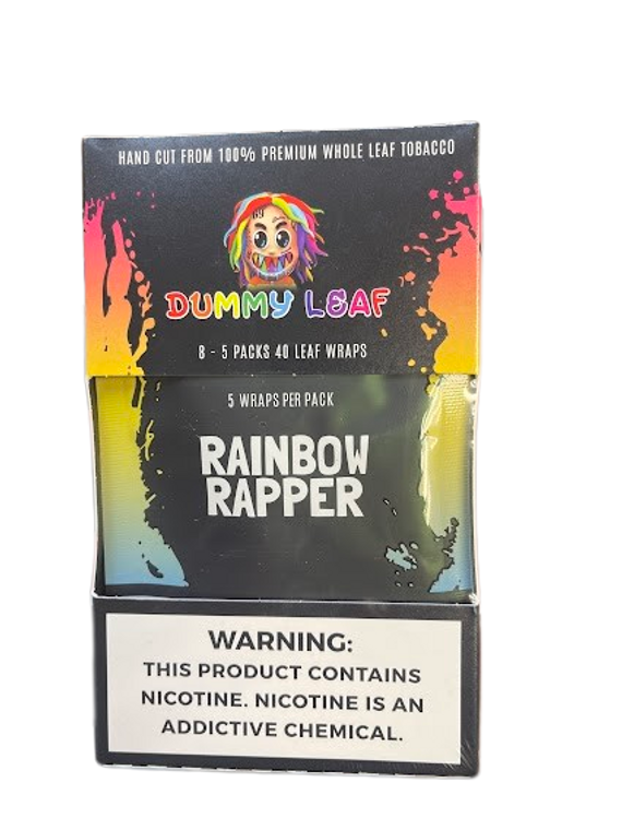 Dummy Leaf Wraps Rainbow Rapper 8/5 Packs