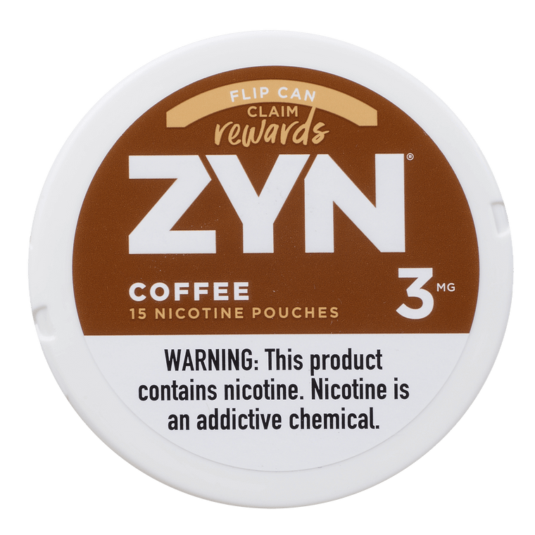 Zyn Nicotine Pouches Coffee 3 Mg 1/5 Tins