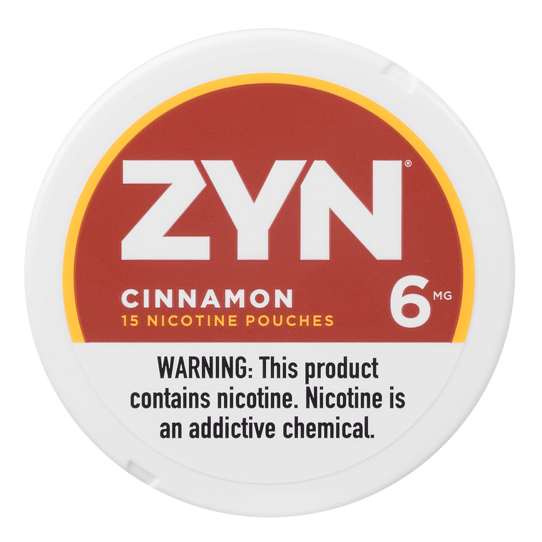 Zyn Nicotine Pouches Cinnamon 6 Mg 1/5 Tins