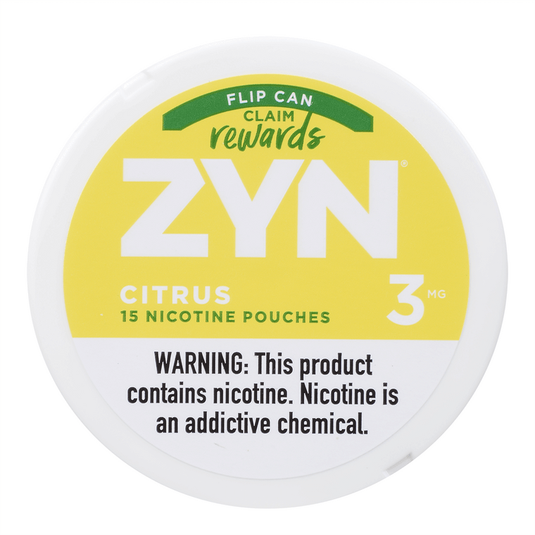 Zyn Nicotine Pouches Citrus 3 Mg 1/5 Tins