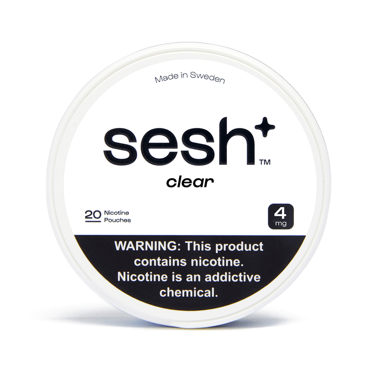 Sesh Tobacco Free Nicotine Pouch Unflavored 4mg 1/5 Ct Roll
