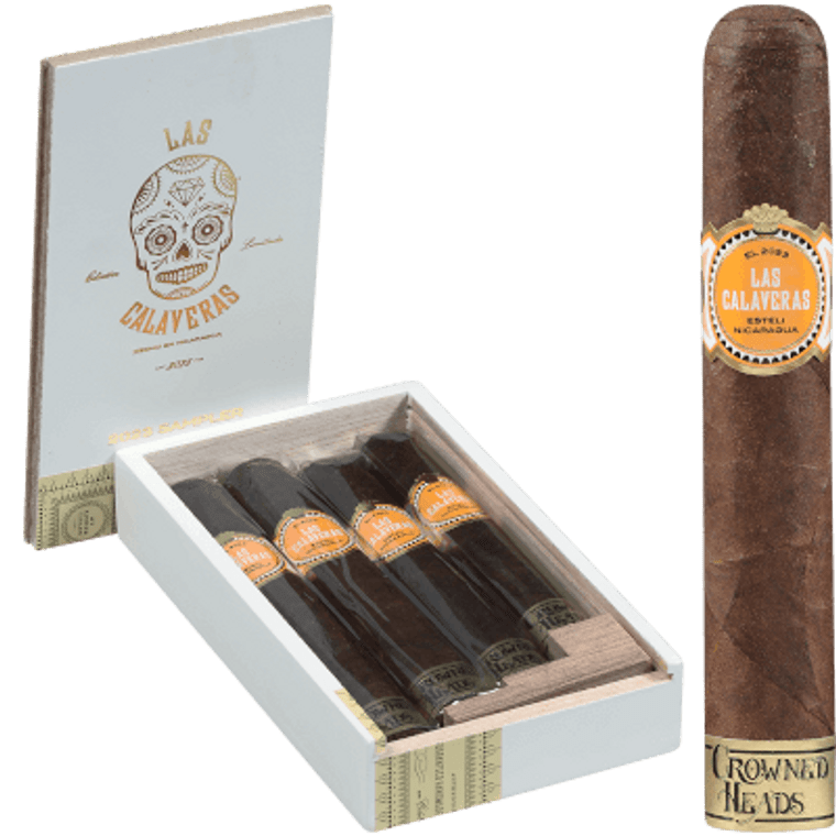 Crowned Heads Las Calaveras Cigar Sampler 2023 Collection 4ct