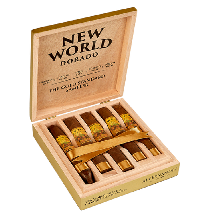 New World El Dorado by AJ Fernandez Cigar Sampler 5ct