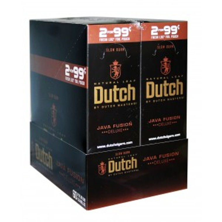 Dutch Masters Cigarillos Foil Java Fusion 30 Pouches of 2
