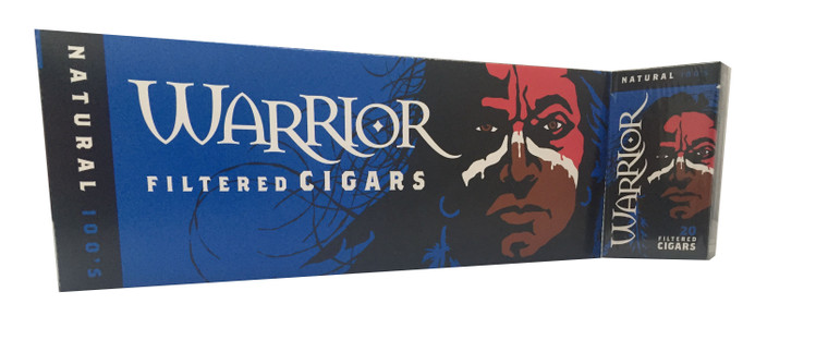 Warrior Filtered Cigars Natural 100's