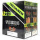Trendsettah Inc Splitarillos Cigarillos Molly 30 Pouches of 3, packaging box with black, green, and white colors displaying product details and promotional offers. Trendsettah Inc Splitarillos Cigarillos Molly 30 Pouches of 3, packaging box with black, green, and white colors displaying product details and promotional offers.