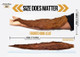 Fronto Leaf Fronto King Natural Tobacco Leaf Honey Berry, a large dried tobacco leaf measuring approximately 21 inches in length and 16 inches in width, displayed on a white background with product information. 