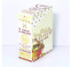 High Hemp Organic Wraps Honey Pot Swirl 25Ct/2, product packaging showing honey pot swirl design and labeling highlighting organic, GMO-free, and tobacco-free features.