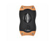 Colibri V-Cutter for Cigars, compact cigar cutting tool with black and wooden design and a central V-shaped blade.