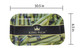 King Palm Rolling Tray Medium- Royal, rectangular tray with green leaf and palm crown design, measuring 10.5 inches by 6.5 inches for rolling and organizing herbal products.