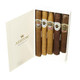 Ashton Cigars Ashton Cigar Sampler 5ct Box, a white box containing five assorted cigars with different wrappers and labels.