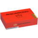 Macanudo Inspirado Orange Cigar Gigante 20 Ct. Box 6.00X60, red rectangular packaging of cigars with bold black and gold branding.