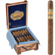 Diamond Crown Maximus Cigars Double Corona #1 20 Ct. Box 8.00X50, image of a wooden cigar box with a blue velvet interior holding twenty cigars with band displays, open to show cigars inside.