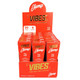 Vibes Rolling Paper VIBES Hemp Cones 1 1/4 30/6Ct, product packaging display with packs of hemp cones in a red box.