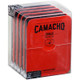 Camacho Corojo Machitos Cigars 5/6 Ct. Tins, red metal tins with black text and transparent plastic cover showcasing the cigars inside.