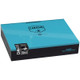 Camacho Ecuador Bxp Cigar Toro Tubos 20 Ct. Box, blue rectangular cigar box with black and white branding and logo.