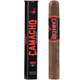 Camacho Corojo Bxp Cigar Toro Tubos 20 Ct. Box, image of a cigar next to its black packaging with red and white branding.