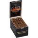 Baccarat Cigars Nicaragua Petit Corona 5.25 x 42, premium cigars in a black wooden box with gold and red accents, showcasing the cigars inside. Baccarat Cigars Nicaragua Petit Corona 5.25 x 42, premium cigars in a black wooden box with gold and red accents, showcasing the cigars inside.