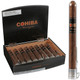 Cohiba Cigars Nicaragua N5X50 En Crystale 8 Ct. Box, image of a black box opened to reveal eight cigars with a single cigar displayed outside the box, all featuring the iconic Cohiba band. Cohiba Cigars Nicaragua N5X50 En Crystale 8 Ct. Box, image of a black box opened to reveal eight cigars with a single cigar displayed outside the box, all featuring the iconic Cohiba band.