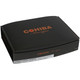 Product Cohiba Cigars Nicaragua N5X50 En Crystale 8 Ct. Box 5.00X50, black premium cigar box with orange and red logo branding, featuring a warning label at the bottom. Product Cohiba Cigars Nicaragua N5X50 En Crystale 8 Ct. Box 5.00X50, black premium cigar box with orange and red logo branding, featuring a warning label at the bottom.