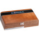 Cohiba Cigars Robusto 25 Ct. Box, wooden cigar box with black band featuring the Cohiba logo and the text 'Red Dot', with a silver clasp and safety warning label.