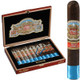 E.P Carrillo Cigars Perez Carrillo La Historia El Senador Cigars 10 Ct. Box, open box displaying ten cigars with colorful band and blue foot band, and a single cigar standing upright with similar band.