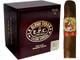 La Gloria Cubana Cigars Serie R No. 4 Natural (No Cello) 24 Ct. Box 4.88X52, image of a cigar next to its dark brown packaging box with gold and white text and a logo.