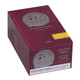 La Gloria Cubana Cigars Spanish Press Toro 20 Ct. Box, premium cigars in a maroon box with a vintage-style logo of a woman holding a cigar, measuring 6.50x52, showcasing a classic design for cigar enthusiasts.