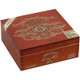 Perdomo Factory Tour Blend Maduro Toro 24 Ct. Box, a red cigar box with detailed gold and black branding and design elements.