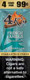 4 Kings Cigars French Vanilla 15 Pouches of 4